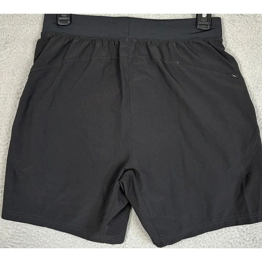 VRST Shorts Mens Small Black Athletic Lined Training Fitness Gym Stretch Workout
